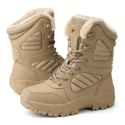 Borex Men's Snow Boots – Lined Winter Boots for Outdoor Use