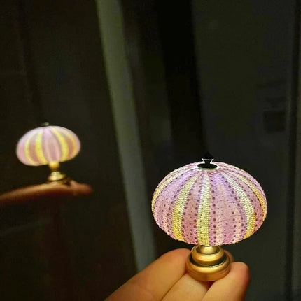 Modern Urchin Glow Night Lamp 8" – Artistic Sea Urchin LED Light for Cozy Home Decor