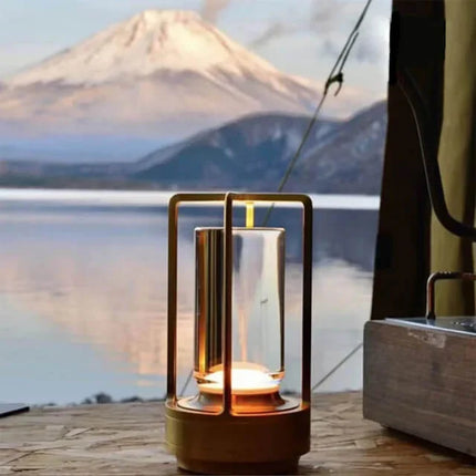 Lumora Crystal LED Table Lamp – Elegant Rechargeable Touch Lamp with 3D Crystal Effect Lighting