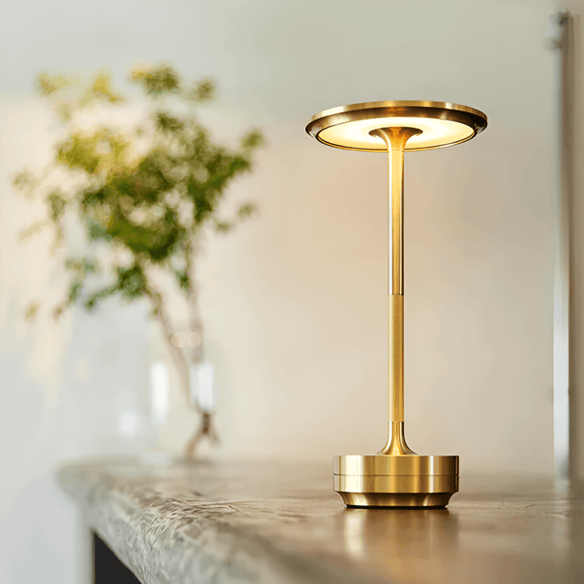 AmbiGlow Wireless LED Table Lamp – Rechargeable Ambient Light with USB Charging & 30-Hour Battery