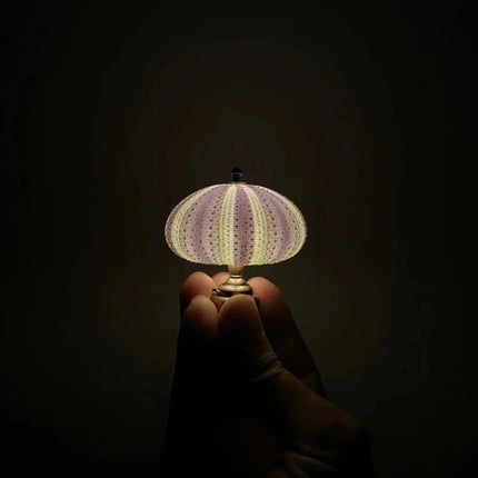 Modern Urchin Glow Night Lamp 8" – Artistic Sea Urchin LED Light for Cozy Home Decor