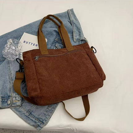Vintage Canvas Shoulder Bag for Men & Women – Spacious, Durable & Practical Crossbody Messenger Bag