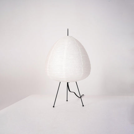 Lumi Biegung Japanese Washi Paper Table Lamp 12" – Soft Warm LED Light for Cozy Home Ambiance