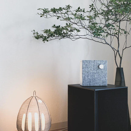 Lumi Biegung Japanese Washi Paper Table Lamp 12" – Soft Warm LED Light for Cozy Home Ambiance