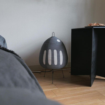 Lumi Biegung Japanese Washi Paper Table Lamp 12" – Soft Warm LED Light for Cozy Home Ambiance