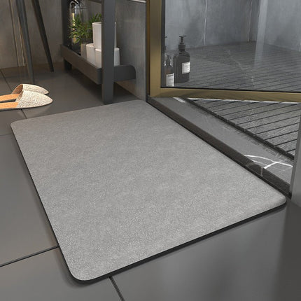 Quick-Dry Non-Slip Bath Mat – Elegant Microfiber Bathroom Rug for Safety & Comfort