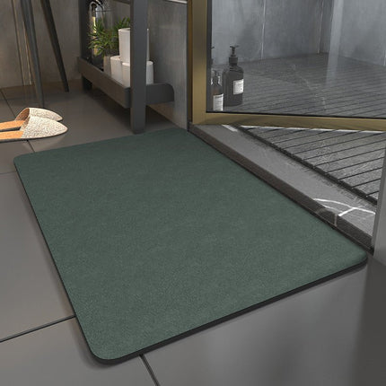 Quick-Dry Non-Slip Bath Mat – Elegant Microfiber Bathroom Rug for Safety & Comfort