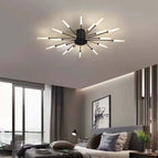 18 diffuse lamps / Black / Neutral white