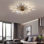 18 diffuse lamps / Gold / Neutral white