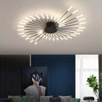 42 spiral light bulbs / Black / Neutral white