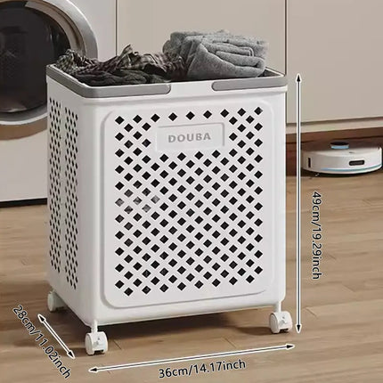 Collapsible Laundry Hamper with Wheels – 30L, 45L, 54L | Portable & Foldable Design