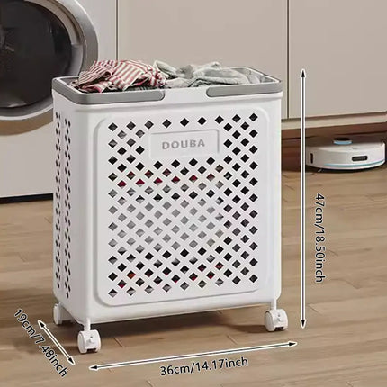 Collapsible Laundry Hamper with Wheels – 30L, 45L, 54L | Portable & Foldable Design