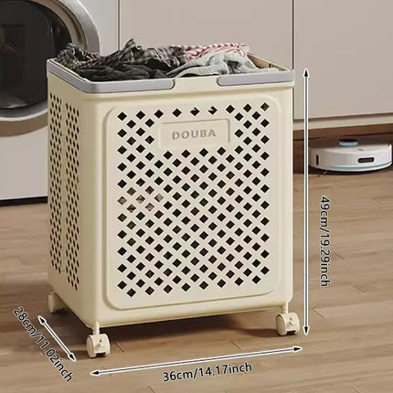 Collapsible Laundry Hamper with Wheels – 30L, 45L, 54L | Portable & Foldable Design
