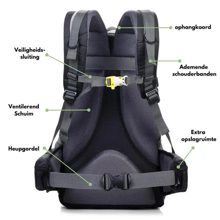 60L Waterproof Hiking & Trekking Backpack – Lightweight, Durable Rucksack for Camping & Adventure