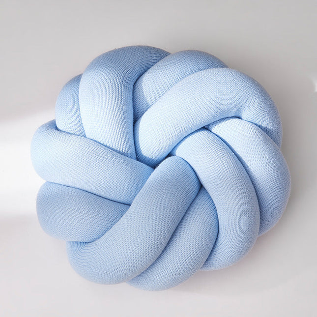 SnugKnot Cotton Knot Pillow – Handmade Decorative Throw Cushion for Sofa, Bed & Nursery