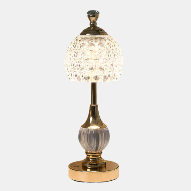 Elegant Crystal Acrylic Table Lamp 3D Glow – Soft Warm Ambient Light for Modern Home Décor
