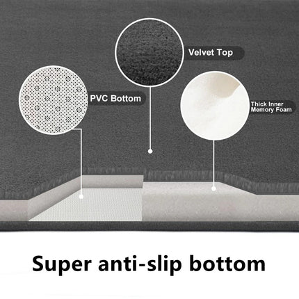 CobbleSoft 3D Pebble Bath Mat 16" x 24" – Non-Slip, Quick-Dry & Ultra-Absorbent Bathroom Rug