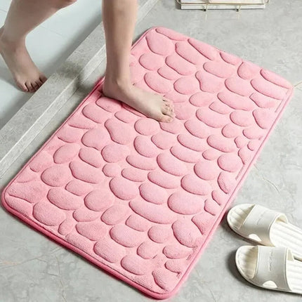 CozyStone Memory Foam Rug Mat 24" x 35" – Soft Non-Slip Floor Mat for Bathroom, Kitchen, Living Room & Bedroom