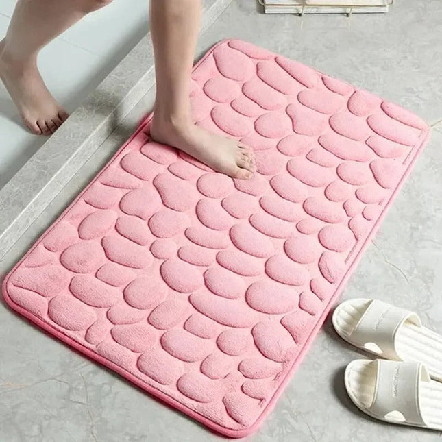 CozyStone Memory Foam Rug Mat 24" x 35" – Soft Non-Slip Floor Mat for Bathroom, Kitchen, Living Room & Bedroom