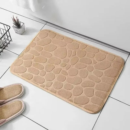 CozyStone Memory Foam Rug Mat 24" x 35" – Soft Non-Slip Floor Mat for Bathroom, Kitchen, Living Room & Bedroom