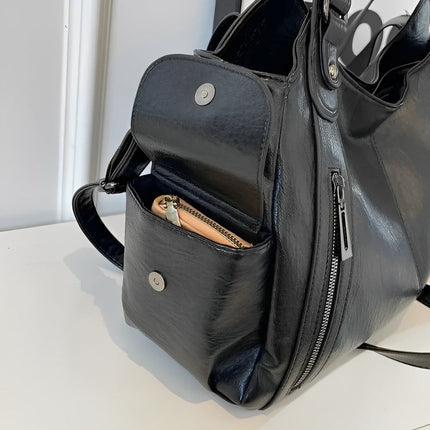 Women's Leather Hobo Bag – Spacious Shoulder Tote with Premium Finish