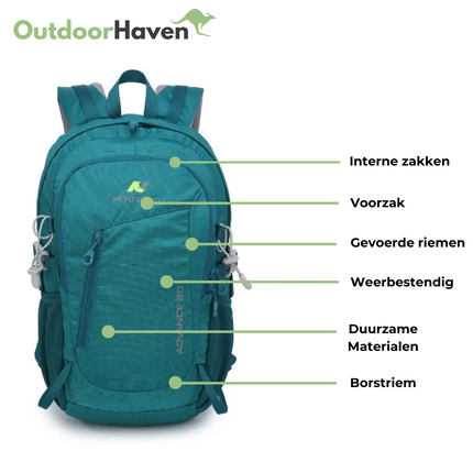 Waterproof 22L Backpack – Lightweight, Durable, and Comfortable for Hiking, Cycling, and Daily Use