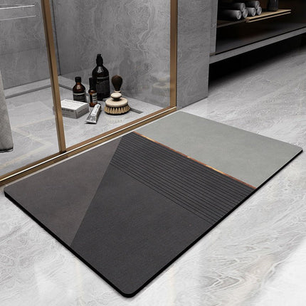 DryWave Quick-Dry Bathroom Mat – Plush, Non-Slip Microfiber Bath Rug for Comfort & Safety
