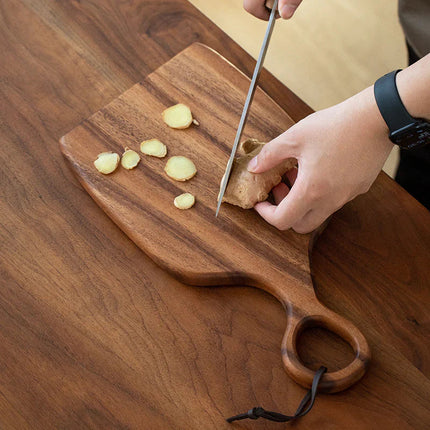 Elegant 2-Pack Black Walnut Cutting Boards – Knife-Friendly, Reversible, Ideal for Chopping & Serving