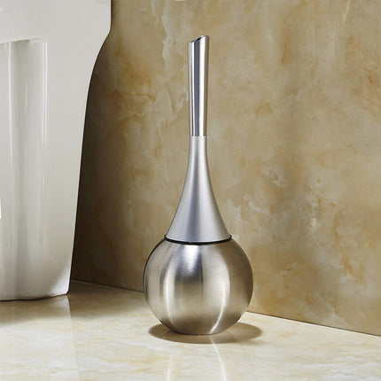 Modern Black Toilet Brush Set 15.7" – Hygienic, Splash-Free & Stylish Bathroom Accessory