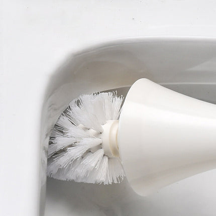 Modern Black Toilet Brush Set 15.7" – Hygienic, Splash-Free & Stylish Bathroom Accessory