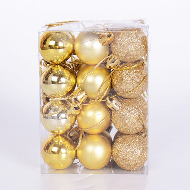 Colorful Hanging Christmas Ornaments 1.6" x 1.6" – Durable Indoor Holiday Decorations Set
