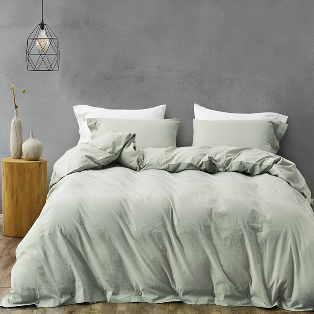 Premium Cotton Bedding Set – Queen Size 59" x 79" with Pillowcases – Soft, Breathable & Stylish