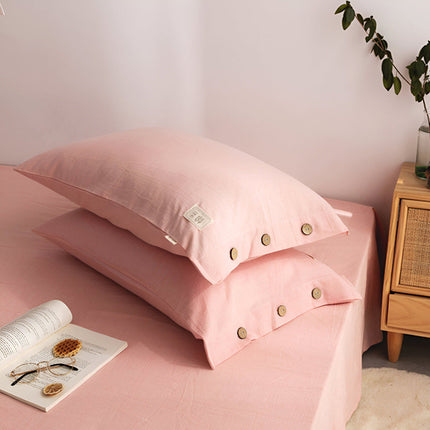 Premium Cotton Bedding Set – Queen Size 59" x 79" with Pillowcases – Soft, Breathable & Stylish