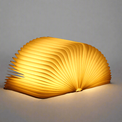 Enchanting Foldable Book Lamp 8.7" x 6.7" x 1" – Rechargeable LED Light for Cozy Home Décor