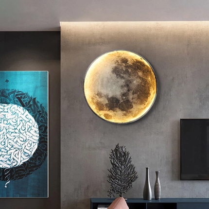 Lumiere Moon LED Wall Lamp – Magical Full Moon Light for Bedroom & Home Decor