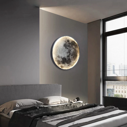 Lumiere Moon LED Wall Lamp – Magical Full Moon Light for Bedroom & Home Decor