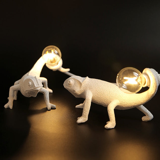 Lizard Glow Table Lamp 15.7" – Nature-Inspired LED Light for Cozy Home Decor