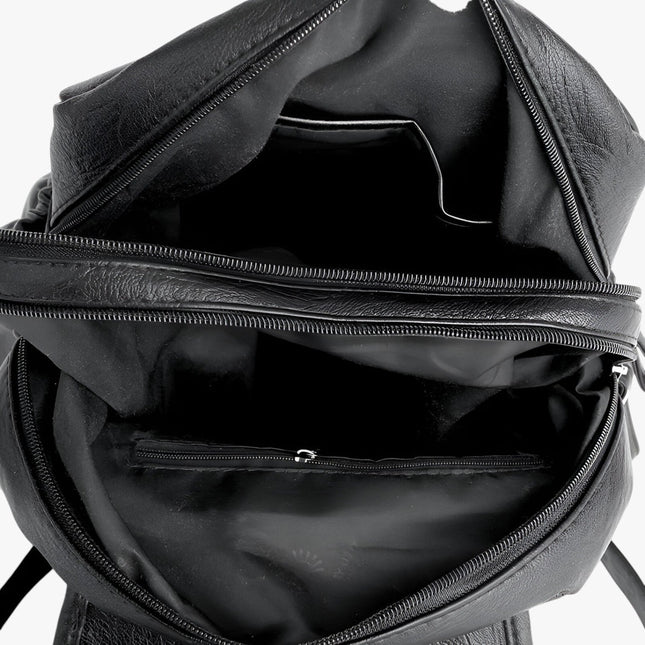 Stylish PU Leather Women's Backpack – Spacious, Waterproof & Comfortable