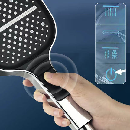 High-Pressure Handheld Shower Head with 7 Spray Settings – Easy Tool-Free Installation & Modern Design