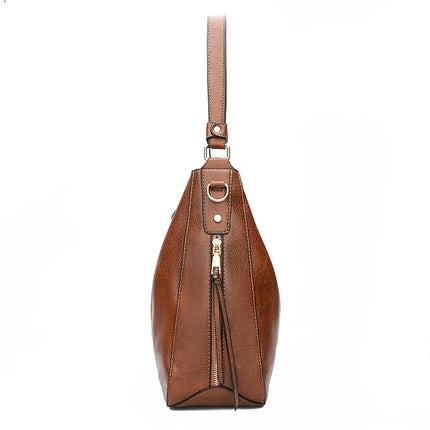 Luxury Large Tote Shopper Bag – Stylish PU-Leather Work & Daily Tote for Women