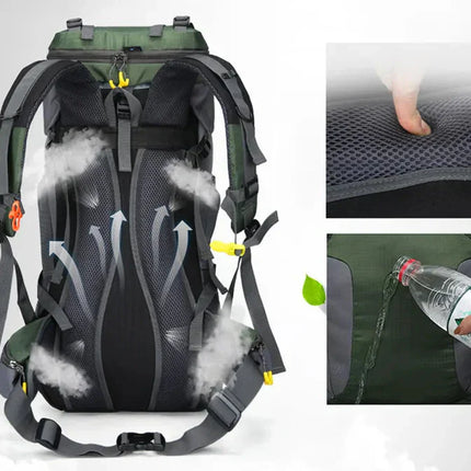 Waterproof 70L Hiking Backpack – Lightweight Outdoor Travel & Camping Rucksack