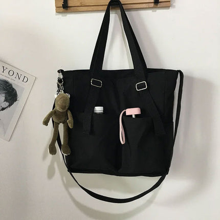 Canvas Shoulder Bag – Spacious, Trendy & Practical