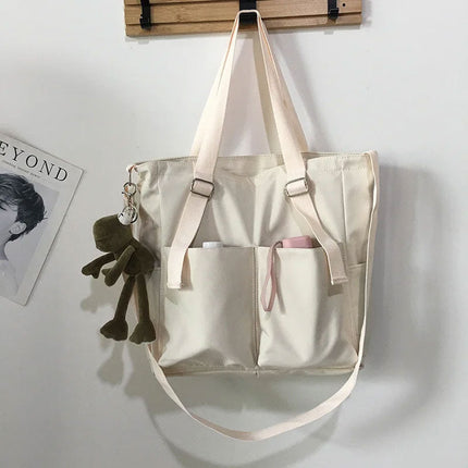 Canvas Shoulder Bag – Spacious, Trendy & Practical