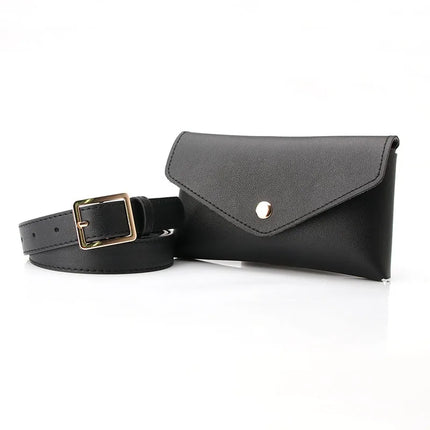 Minimalist Leather Belt Bag / Crossbody Waist Bag — Stylish & Adjustable Design