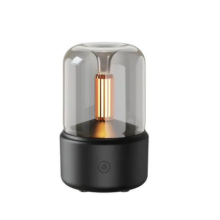 CandleGlow 3D Flame USB Humidifier & Essential Oil Diffuser – Relaxing Aromatherapy Home Decor