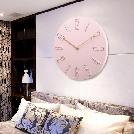 Silent Decorative Wall Clock – Modern Colorful Minimalist Wall Décor for Living Room or Office
