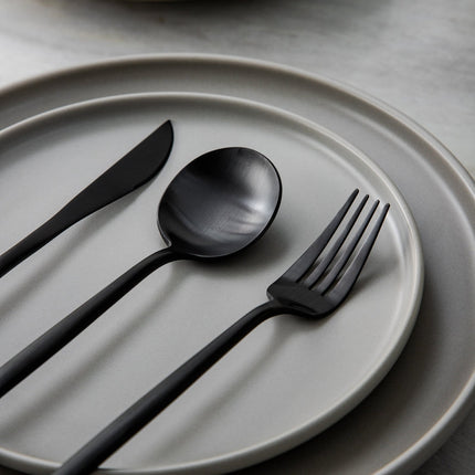 Elegant Gold Stainless Steel Flatware Set – 24-Piece Service for 6 | Dishwasher Safe
