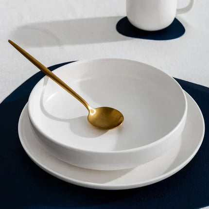 Elegant Gold Stainless Steel Flatware Set – 24-Piece Service for 6 | Dishwasher Safe