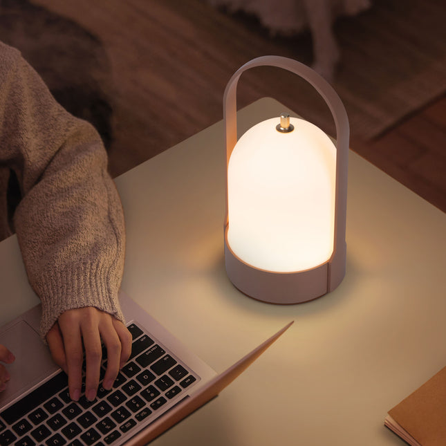 LumoLantern Modern Wireless LED Lantern Lamp – Dimmable Warm Light for Indoor & Outdoor Home Décor