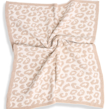 Soft Leopard Print Kids Fleece Blanket – Cozy Microfiber Throw for Nursery & Play